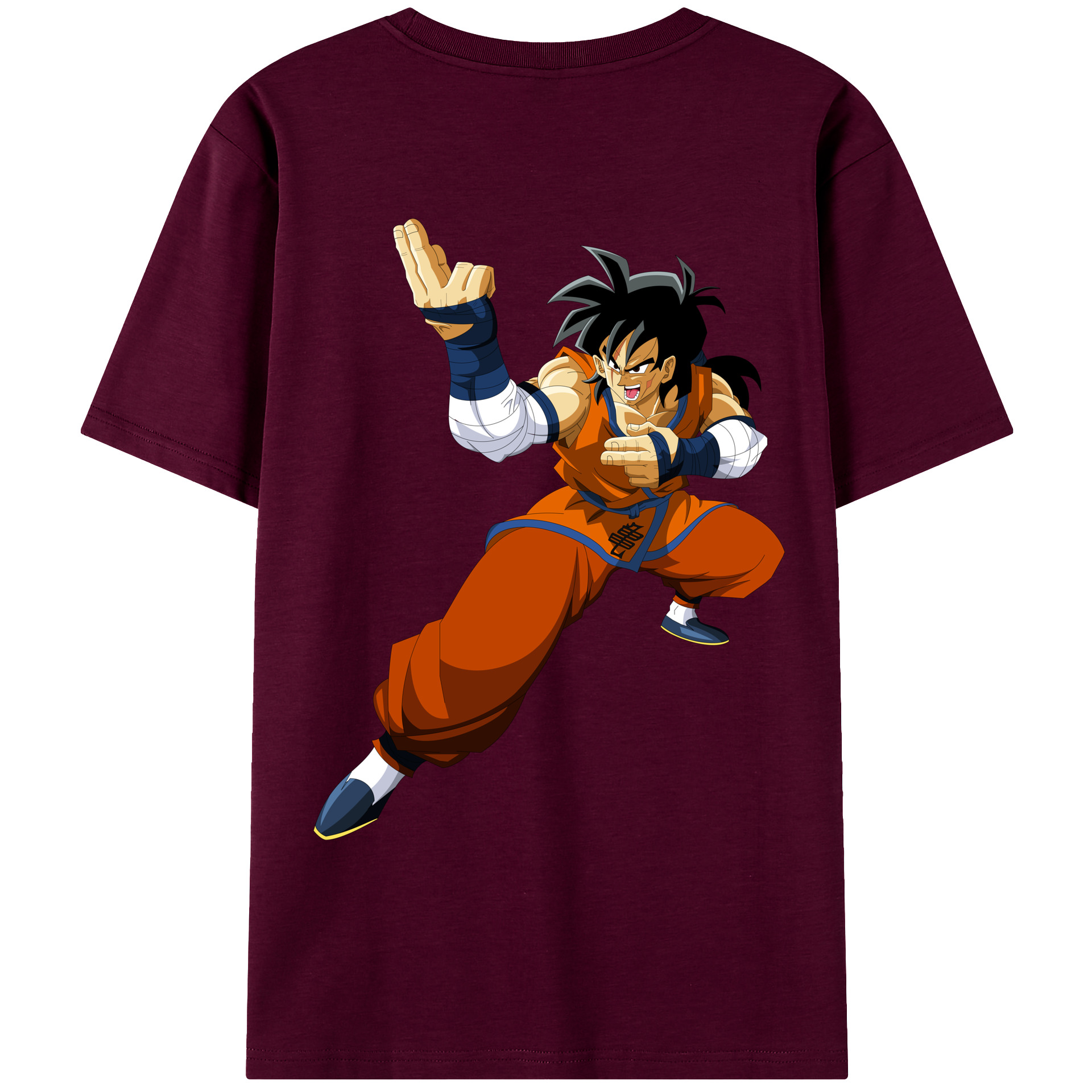 （画像用） ドラゴンボール ヤムチャ DRAGON BALL Yamcha レディース半袖Tシャツ(バックプリント)